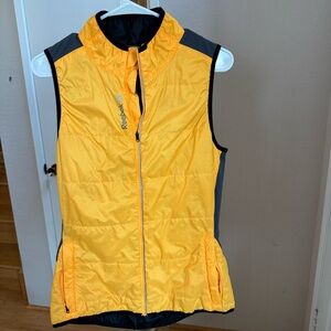 Women’s Reebok High Visibility Yellow and Black Vest-Size M
